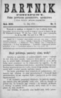 Bartnik Postępowy. Pismo poświęcone pszczelarstwu i ogrodnictwu 1887, Rok XIII, Nr 5