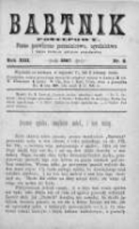 Bartnik Postępowy. Pismo poświęcone pszczelarstwu i ogrodnictwu 1887, Rok XIII, Nr 8