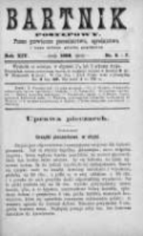 Bartnik Postępowy. Pismo poświęcone pszczelarstwu i ogrodnictwu 1888, Rok XIV, Nr 6 i 7