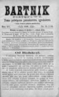 Bartnik Postępowy. Pismo poświęcone pszczelarstwu i ogrodnictwu 1889, Rok XV, Nr 11 i 12