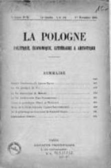 La Pologne : Politique, Economique, Litteraire et Artistique 1924 An. 5, Nr 21