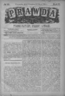 Prawda. Tygodnik polityczny, społeczny i literacki 1882, Nr 22