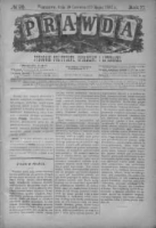 Prawda. Tygodnik polityczny, społeczny i literacki 1882, Nr 23