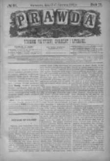 Prawda. Tygodnik polityczny, społeczny i literacki 1882, Nr 24