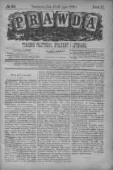 Prawda. Tygodnik polityczny, społeczny i literacki 1882, Nr 28