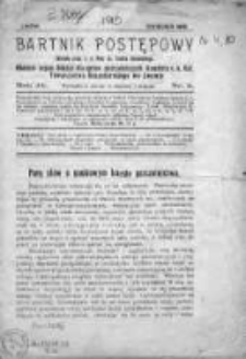 Bartnik Postępowy. Pismo poświęcone pszczelarstwu i ogrodnictwu 1918, Rok XLIV, Nr 4, 10