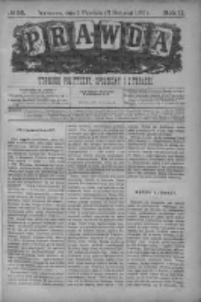 Prawda. Tygodnik polityczny, społeczny i literacki 1882, Nr 35