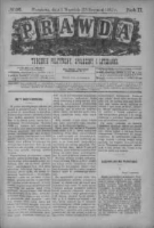 Prawda. Tygodnik polityczny, społeczny i literacki 1882, Nr 36