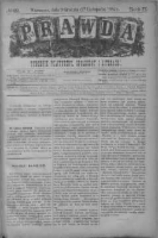 Prawda. Tygodnik polityczny, społeczny i literacki 1882, Nr 49
