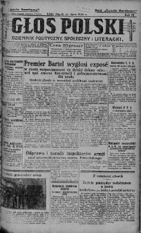 Głos Polski : dziennik polityczny, społeczny i literacki 16 lipiec 1926 nr 193
