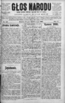 Głos Narodu : dziennik polityczny, założony w roku 1893 przez Józefa Rogosza 1903, nr 165