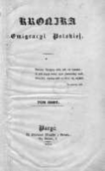 Kronika Emigracji Polskiej 1839, Tom VIII