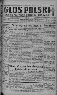 Głos Polski : dziennik polityczny, społeczny i literacki 2 sierpień 1926 nr 210