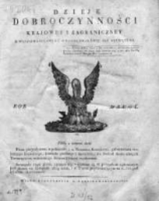 Dzieje Dobroczynności Krajowey i Zagraniczney z wiadomościami ku wydoskonaleniu jey służącemi 1821, Rok II