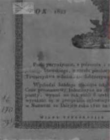 Dzieje Dobroczynności Krajowey i Zagraniczney z wiadomościami ku wydoskonaleniu jey służącemi 1822, Nr 34