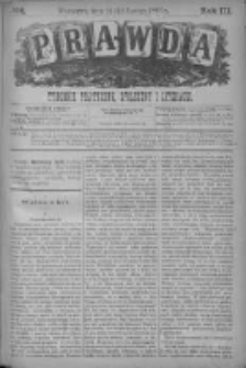Prawda. Tygodnik polityczny, społeczny i literacki 1883, Nr 8