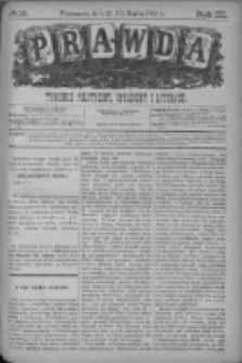 Prawda. Tygodnik polityczny, społeczny i literacki 1883, Nr 13