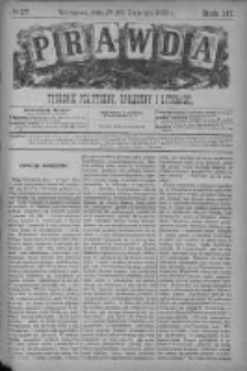 Prawda. Tygodnik polityczny, społeczny i literacki 1883, Nr 17