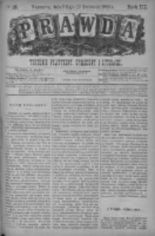 Prawda. Tygodnik polityczny, społeczny i literacki 1883, Nr 18