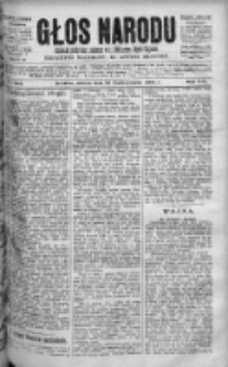 Głos Narodu : dziennik polityczny, założony w roku 1893 przez Józefa Rogosza 1904, nr 249