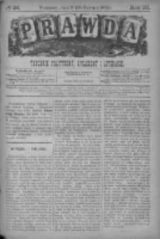 Prawda. Tygodnik polityczny, społeczny i literacki 1883, Nr 26