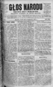 Głos Narodu : dziennik polityczny, założony w roku 1893 przez Józefa Rogosza 1904, nr 257