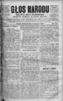Głos Narodu : dziennik polityczny, założony w roku 1893 przez Józefa Rogosza 1904, nr 261