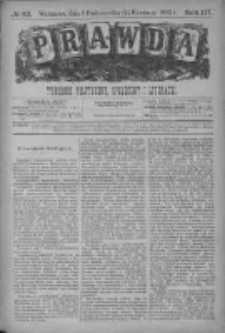 Prawda. Tygodnik polityczny, społeczny i literacki 1883, Nr 40