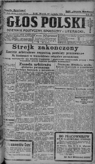 Głos Polski : dziennik polityczny, społeczny i literacki 10 sierpień 1926 nr 218