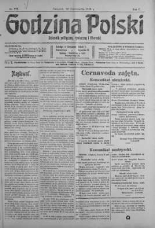 Godzina Polski : dziennik polityczny, społeczny i literacki 26 październik 1916 nr 298