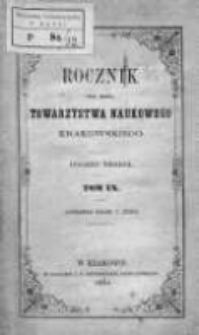 Rocznik Towarzystwa Naukowego z Uniwersytetem Krakowskim połączonego 1864, R. 32