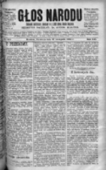 Głos Narodu : dziennik polityczny, założony w roku 1893 przez Józefa Rogosza 1904, nr 273