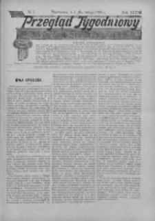Przegląd Tygodniowy Życia Społecznego Literatury i Sztuk Pięknych 1902, R. XXXVII, Nr 7