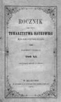 Rocznik Towarzystwa Naukowego z Uniwersytetem Krakowskim połączonego 1866, R. 34