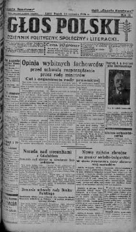 Głos Polski : dziennik polityczny, społeczny i literacki 13 sierpień 1926 nr 221
