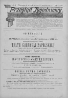 Przegląd Tygodniowy Życia Społecznego Literatury i Sztuk Pięknych 1902, R. XXXVII, Nr 45