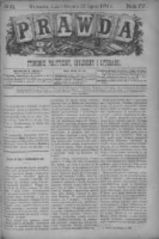 Prawda. Tygodnik polityczny, społeczny i literacki 1884, Nr 31