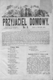 Przyjaciel Domowy 1863, Nr 1