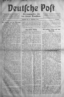 Deutsche Post 12 wrzesień 1915 nr 12