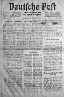 Deutsche Post 19 wrzesień 1915 nr 13