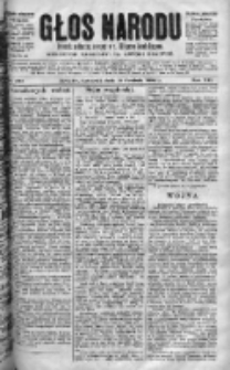 Głos Narodu : dziennik polityczny, założony w roku 1893 przez Józefa Rogosza 1904, nr 287