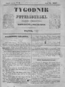 Tygodnik Petersburski : Gazeta urzędowa Królestwa Polskiego 1843, R. 14, Cz. 27, Nr 6