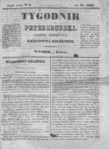 Tygodnik Petersburski : Gazeta urzędowa Królestwa Polskiego 1843, R. 14, Cz. 27, Nr 9