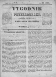 Tygodnik Petersburski : Gazeta urzędowa Królestwa Polskiego 1843, R. 14, Cz. 27, Nr 11