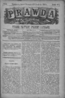 Prawda. Tygodnik polityczny, społeczny i literacki 1886, Nr 2