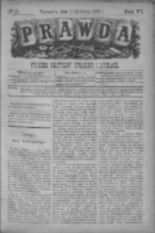 Prawda. Tygodnik polityczny, społeczny i literacki 1886, Nr 11