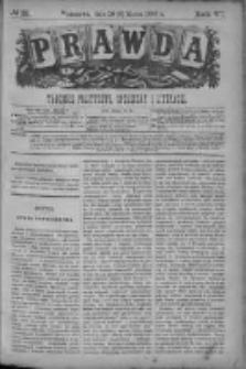 Prawda. Tygodnik polityczny, społeczny i literacki 1886, Nr 12