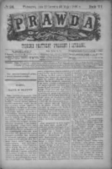 Prawda. Tygodnik polityczny, społeczny i literacki 1886, Nr 24