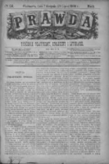 Prawda. Tygodnik polityczny, społeczny i literacki 1886, Nr 32