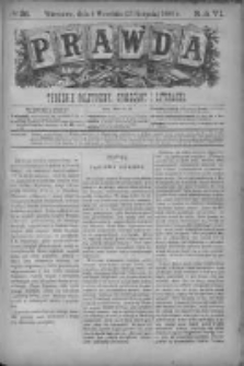 Prawda. Tygodnik polityczny, społeczny i literacki 1886, Nr 36